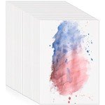 120 Sheets Watercolor Paper Bulk, 140 lb/300 GSM Cold Press Paper White Water Color Paper Cotton Paper for Kids Child Students Adults Artists Drawing Wedding Gift Cards(5 x 7 Inch)