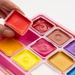 HIMI Gouache Paints Set, 18 Colors, 30g, jelly gouache paint set, Non Toxic Paint for Canvas and Paper, Art Supplies for Professionals, and More (Pink Case)