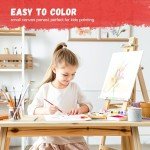 Simetufy 72 Pack Canvas Boards for Painting 5 x 7 inch, Blank Canvas Panels- Gesso Primed Acid-Free 100% Cotton for Acrylics Oil Watercolor Tempera Paints