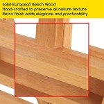 MEEDEN Studio H-Frame Easel with Storage Tray, Solid Beech Wood Artist Painting Easel, Best Wooden Floor Easel, Holds Canvas Art up to 48"