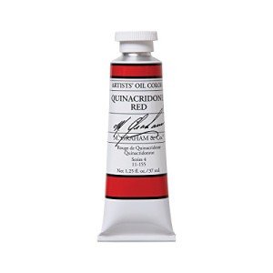 M. Graham Artist Oil Paint Quinacridone Red 1.25oz/37ml Tube
