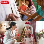 PANDAFLY Willow Charcoal Sticks, Soft, Black Artist Vine Charcoal for Artists, Beginners, Students, Great for Sketching, Drawing, Shading and Fine Art, 7-9mm, 25 Pack