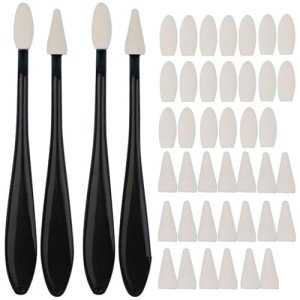 4pcs Paper Art Blending Blenders Stumps, Sketch Trimmer Erase Sponge Wiper, 2 Head Types, 40 Replacement Sponge Wipes, Sketch Drawing Tools Ideal for Highlighting, Shadowing, and Correcting Drawing