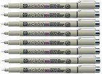 Sakura Pigma Micron pen 005 Black ink marker felt tip pen, Archival pigment ink, fine point for artist drawing pens - 8 pen set