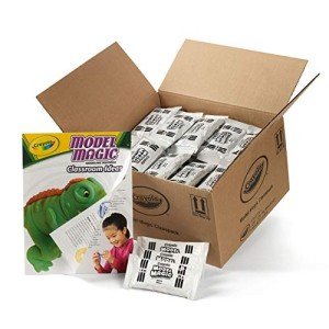 Crayola Model Magic - White (75ct), 1oz Modeling Clay Alternative, Air Dry Clay for Kids, Bulk Classroom Arts & Crafts Supplies