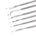 PHYHOO Wax Carvers Set Double Ended Dental Wax Modeling Sculpting Tools Dental Picks Polymer Pottery Clay Carving Tool Stainless Steel 12 Pieces