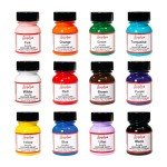 Angelus Acrylic Leather Paint, Best Sellers Kit, Flexible Paint For Shoes, Sneakers, Leather, Canvas, Furniture, and More - 12 Colors (1 oz Each)