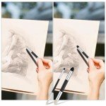 6pcs Artist Blending Sponge Pen, Pastel Tool 2 Sizes Double-Headed Blending Stumps for Drawing Detail Blending Sponge Pencil Sketch Pen Brush Rubbing Sponge for School Students Beginners Artists