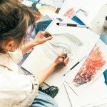 6pcs Artist Blending Sponge Pen, Pastel Tool 2 Sizes Double-Headed Blending Stumps for Drawing Detail Blending Sponge Pencil Sketch Pen Brush Rubbing Sponge for School Students Beginners Artists