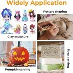 Jetmore 12 Pack Clay Tools Kit, Pottery Tools & Sculpting Tools, Polymer Modeling Clay Cutters Sculpture Set for Carving, Ceramics, Molding, DIY