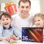 TANMIT Gel Pens, 36 Colors Gel Pens Set for Adult Coloring Books, Colored Gel Marker with 40% More Ink, Great for Adult Doodling Scrapbooking Drawing