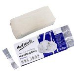 Mont Marte White Air Hardening Modeling Clay, 500g (1.1lb). Dries in Approximately 24 Hours. Suitable for Sculptors and Modelers of All Skill Levels.