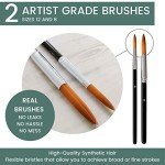 Watercolor Paint Set with 48 Premium Colors, 2 Artist Paint Brushes, 20-Sheet Paper Pad, Bonus Watercolor eBook