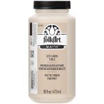 FolkArt Matte Acrylic Paint in Assorted Colors, 16 oz, Linen 16 Fl Oz