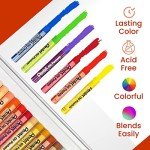The Mega Deals Oil Pastels 50 Colors Soft oil Pastels, Oil Pastels for Artists and Kids, Oil Crayons and Oil Pastel Paper Pad 9"x12" Spiral Bound 30 Sheets, Oil Pastels Art Supplies