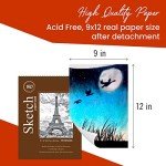 The Mega Deals Oil Pastels 50 Colors Soft oil Pastels, Oil Pastels for Artists and Kids, Oil Crayons and Oil Pastel Paper Pad 9"x12" Spiral Bound 30 Sheets, Oil Pastels Art Supplies