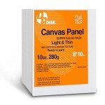 DPDIAN Canvas Boards for Painting 24 Pack, 8 inch x 10 in Pack, Artist Canvas Panels for Oil & Acrylic Painting