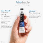 Elan Professional Watercolor Paint Set - 24 Liquid Paint Tubes 0.4oz, Artist Paint for Adults, Non-Toxic, Watercolors