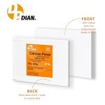 DPDIAN Canvas Boards for Painting 24 Pack, 8 inch x 10 in Pack, Artist Canvas Panels for Oil & Acrylic Painting