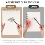 iBayam Sketch Book 9" x 12", Spiral Bound Sketchbook for Kids Teens Adults Artists Beginners, School Supplies Art Supplies,100 Sheets (68lb/100gsm) Premium Drawing Pad for Sketching Writing Painting