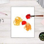 EBIVEN Palette Paper Paint Pad - 9"x12" Disposable Paint Palette Paper, 40 Sheets (48lb/68gsm) Paint Mixing Paper for Oil, Acrylic, Watercolor, Art Supplies for Beginners & Adults