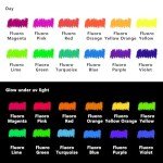 Artecho 72PCS Neon Oil Pastels Set of 12 Colors 6 Packs, Soft Oil Pastels for Art Painting, Drawing, Blending, Art Supplies for Artists, Beginners, Students, Teacher (10 x 70 mm)