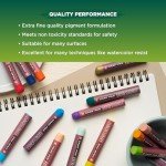 SAKURA Cray-Pas Expressionist Multi-Cultural Oil Pastel Set - Soft Oil Pastels for Artists - 12 Colors