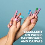 SAKURA Cray-Pas Expressionist Multi-Cultural Oil Pastel Set - Soft Oil Pastels for Artists - 12 Colors