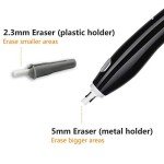 Electric Eraser for Artists, AFMAT Rechargeable Electric Eraser Kit,140 Refills for Drafting, Electric Pencil Eraser - Battery Operated for Drawing Pencils, Crafts, Arts