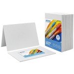FIXSMITH Canvas Boards for Painting 4x6 Inch, Super Value 24 Pack Mini Canvases, White Blank Canvas Panels, 100% Cotton Primed, Painting Art Supplies