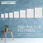 FIXSMITH Canvas Boards for Painting 4x6 Inch, Super Value 24 Pack Mini Canvases, White Blank Canvas Panels, 100% Cotton Primed, Painting Art Supplies