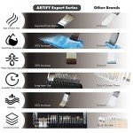 ARTIFY 25-Piece Professional Paint Brush Set – Expert Series Synthetic Nylon Brushes for Acrylic, Oil, Watercolor, Gouache – No Shedding, Canvas Roll Case & Palette Knife, Painter Gifts Art Supplies