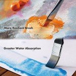 ARTIFY 25-Piece Professional Paint Brush Set – Expert Series Synthetic Nylon Brushes for Acrylic, Oil, Watercolor, Gouache – No Shedding, Canvas Roll Case & Palette Knife, Painter Gifts Art Supplies