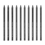 Pacific Arc Woodless Graphite Pencil 6 Pack Set, 12B, 10b, 8B, 6B, 4B, & 2B, for Sketching, Drawing, Coloring and Art