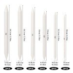 Blending Stump, 12 PCS Tortillions Blending Pencil Oil Pastel Blending Tools Shading Pencils Soft Paper Felts Sketch Blending Sticks for Artist Student Sketch Drawing Supplies (6 Sizes)