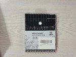 Mogyann Drawing Pens, 12 Pack Dual Brush Pens Black Markers for Art Drawing Sketching