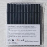 Mogyann Drawing Pens, 12 Pack Dual Brush Pens Black Markers for Art Drawing Sketching