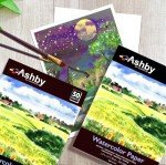 100 Sheets of Practice Watercolor Paper (9" x 12") - 190 GSM, Acid-Free and Cold Pressed.. Perfect for Painting, Sketching or Drawing. Wet, Dry and Mixed Media. Bulk Pack