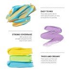 HIMI Metallic Jelly Gouache Paint Set, 12 Colors 12g, Jelly Cup Design, Travel carry, Gouache Paint Non Toxic for Canvas and Paper, Art Supplies for Professionals and Beginner