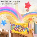 FlyFlag Air Dry Clay - 70 Colors, Soft & Ultra Light, Modeling Clay for Kids with Tools and Tutorials