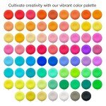 FlyFlag Air Dry Clay - 70 Colors, Soft & Ultra Light, Modeling Clay for Kids with Tools and Tutorials