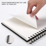 8.5x11inches Hardbound Sketch Book, Spiral Bound Sketch Pad, 80-Sheets 90gsm Inner Paper, Acid Free Drawing Art Paper, Prefect Works with Kids and Adults
