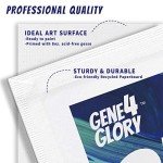 GENE4GLORY Canvases for Painting Super Value 8 x 10 inch-40 Pack, Artist Blank Canvas Boards- Oil & Acrylic Painting Canvas Panels