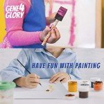 GENE4GLORY Canvases for Painting Super Value 8 x 10 inch-40 Pack, Artist Blank Canvas Boards- Oil & Acrylic Painting Canvas Panels