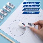 M&G 24 Pack Erasers Pencil Erasers, 4B White Rubber Eraser Rectangular Bulk for Kids School Students Office, Art Erasers for Drawing