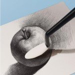 4pcs Paper Art Blending Blenders Stumps, Sketch Trimmer Erase Sponge Wiper, 2 Head Types, 40 Replacement Sponge Wipes, Sketch Drawing Tools Ideal for Highlighting, Shadowing, and Correcting Drawing