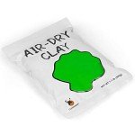 Cutedeer Green Air Dry Clay, 1.1lb Foam Modeling Clay, Soft Squishy Molding for Kids Adults, Arts & Crafts Project Slime Supplies(1.1lb - 1 Pack, Green)