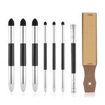 8pcs Sketch Drawing Tools, Double Headed Artist Blending Sponge Pen 3 Large Sketch Sponge Wiper & 3 Small Drawing Blending Stumps Beginner Supplies for School Students Gift