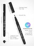 KEMYR Micro Fine liner Drawing Art Pens Calligraphy Pens: 22 Size Art supplies Waterproof Archival Black Ink Markers For Artists,Use for Professional Watercolor,Sketching,Anime,Manga,Zentangle
