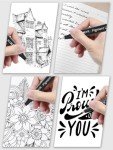 KEMYR Micro Fine liner Drawing Art Pens Calligraphy Pens: 22 Size Art supplies Waterproof Archival Black Ink Markers For Artists,Use for Professional Watercolor,Sketching,Anime,Manga,Zentangle